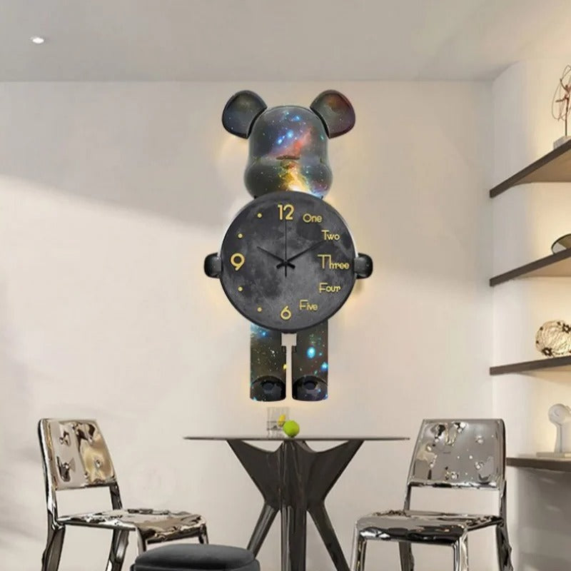 A Unique Clock with a distinctive presence, made to enhance a curated interior.