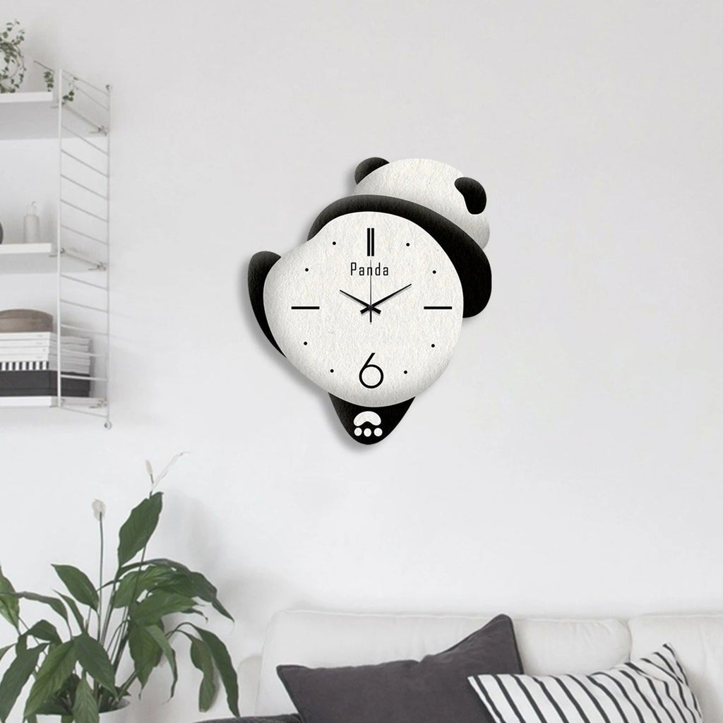 A detailed look at this Unique Panda Clock, where everyday timekeeping meets distinctive home style.