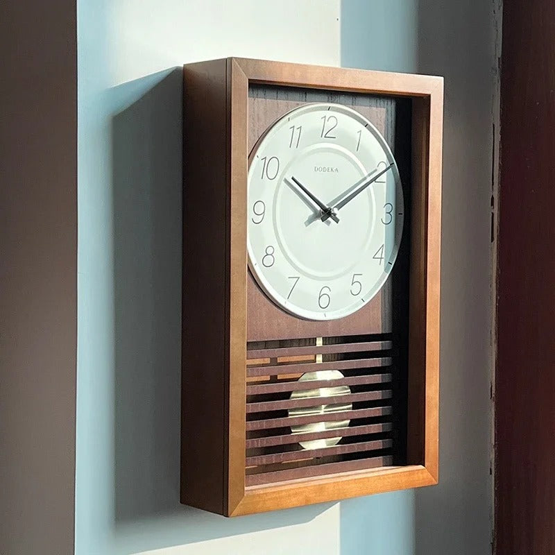 Pendulum Wood Clock