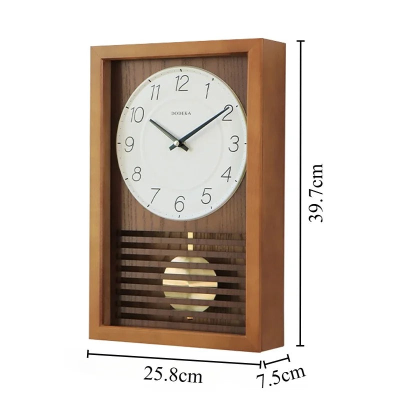Pendulum Wood Clock