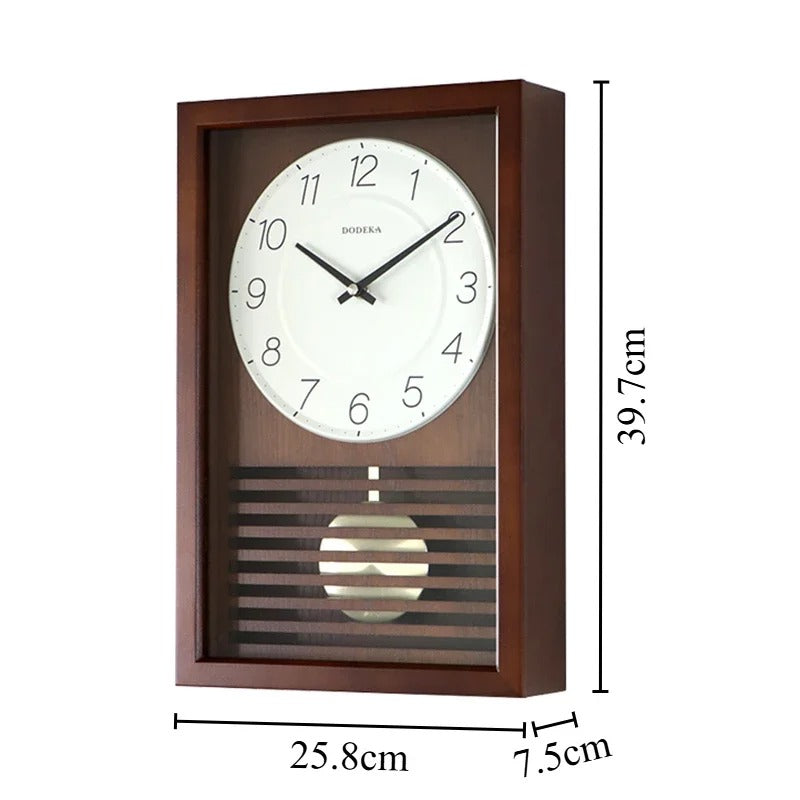 Pendulum Wood Clock