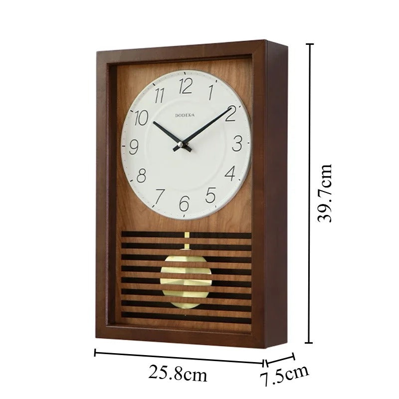 Pendulum Wood Clock