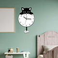 The Pendulum Cat Clock displayed as a functional yet eye-catching feature for the home.