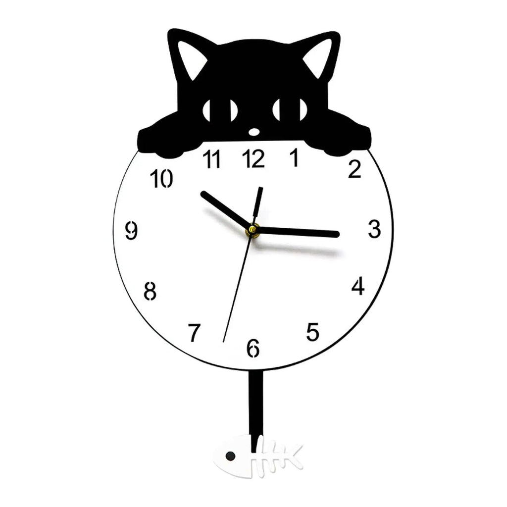 Pendulum Cat Clock