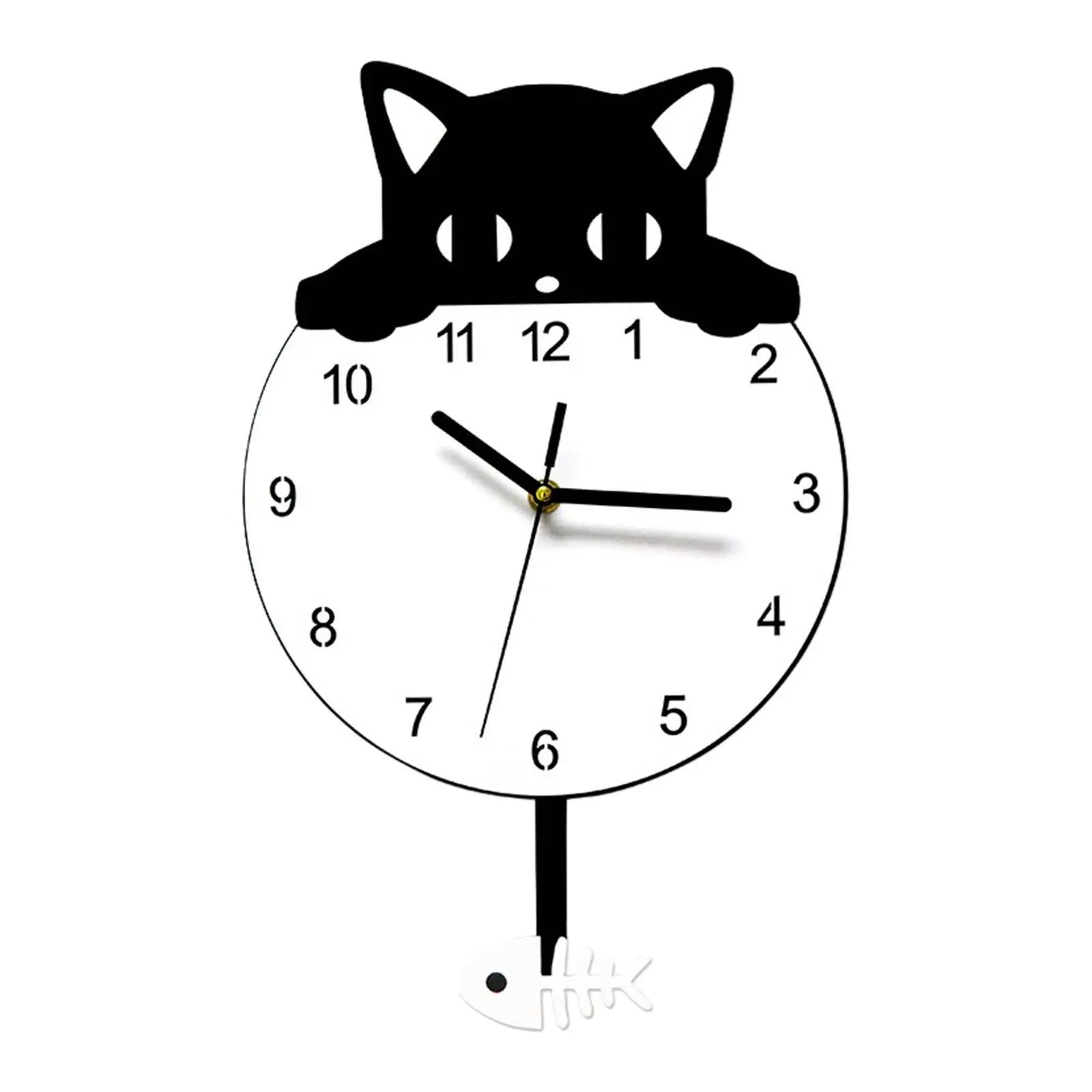 Pendulum Cat Clock