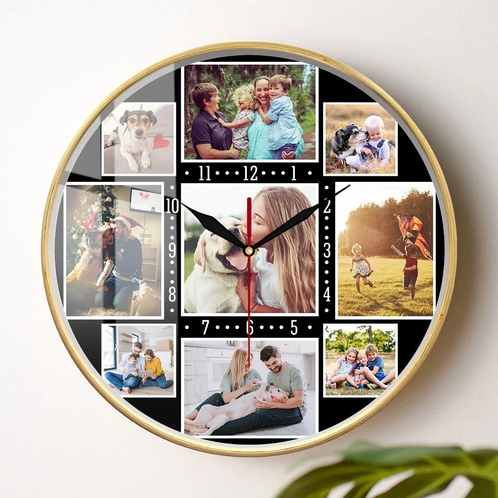 This Customizable Clock combines practical timekeeping with characterful wall decor.