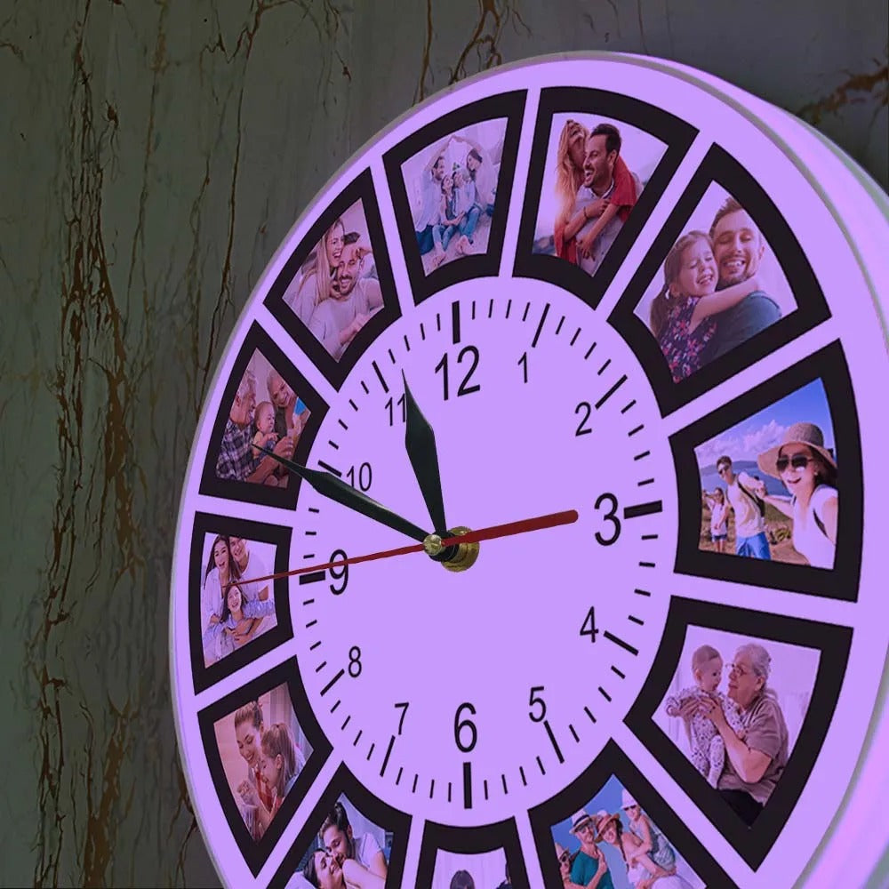 Personalizede Photo Clock