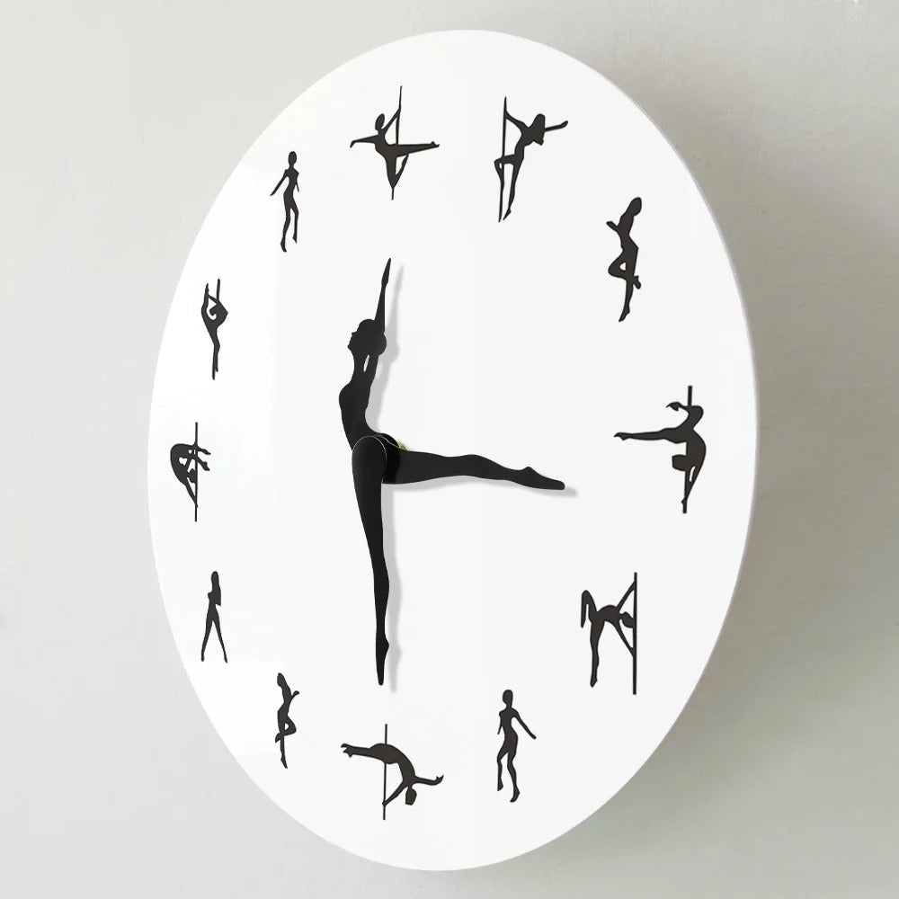 Pole Dance Clock