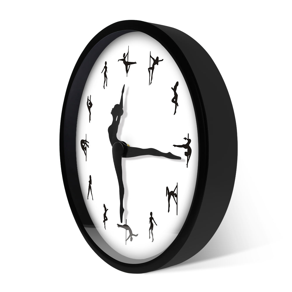 This Pole Dance Clock combines practical timekeeping with characterful wall decor.