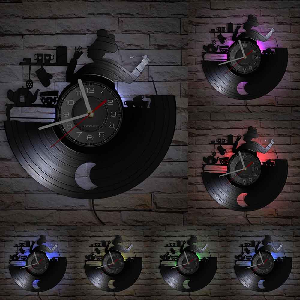 This Dining Room LED Clock adds a tailored balance of function and visual interest to home decor.