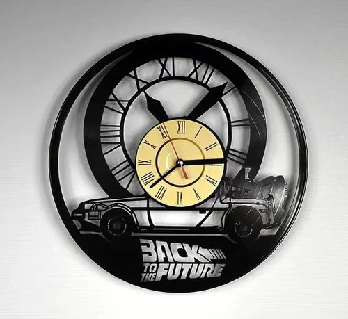 A Back to the Future Clock with a distinctive presence, made to enhance a curated interior.