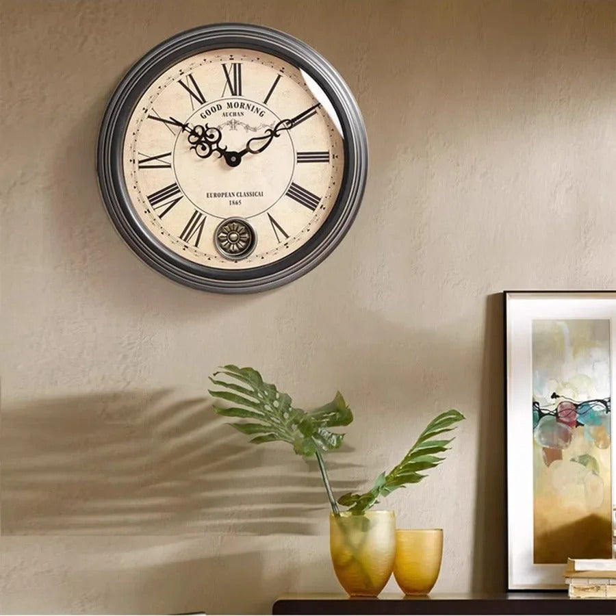 A Retro Clock that brings a distinctive finishing touch to a stylish interior.