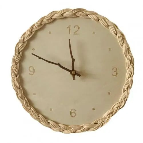 Rattan Clock