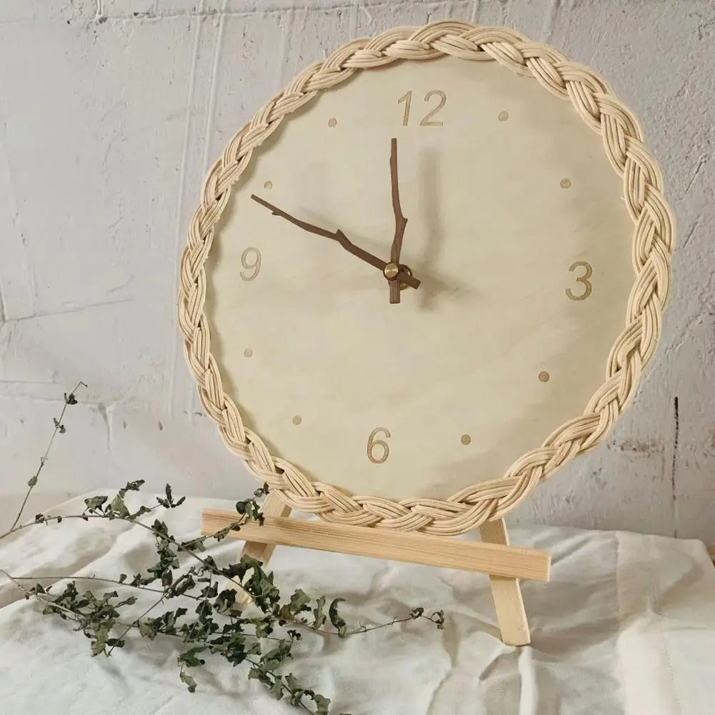 Rattan Clock