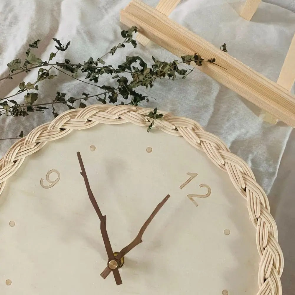 Rattan Clock