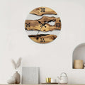 A Rustique Clock that brings a distinctive finishing touch to a stylish interior.