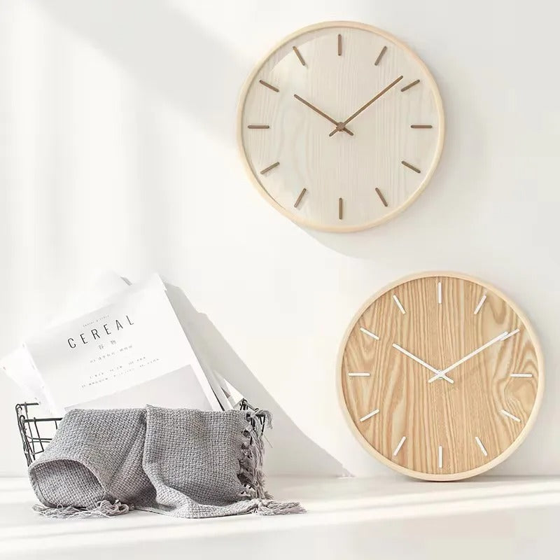 The Silent Clock displayed as a functional yet eye-catching feature for the home.
