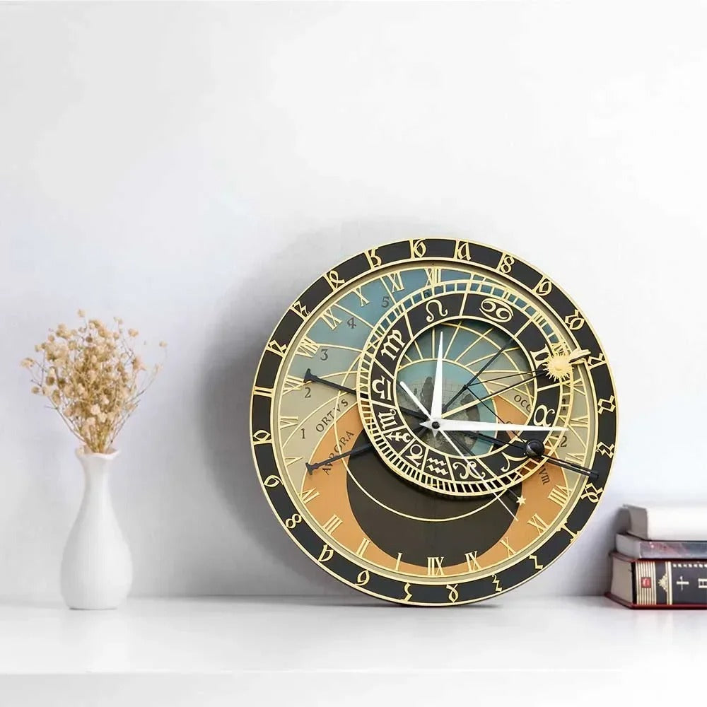The Steampunk Clock displayed as a functional yet eye-catching feature for the home.