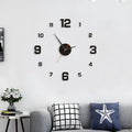 This Sticker Clock brings a polished clock design and decorative character to the wall.