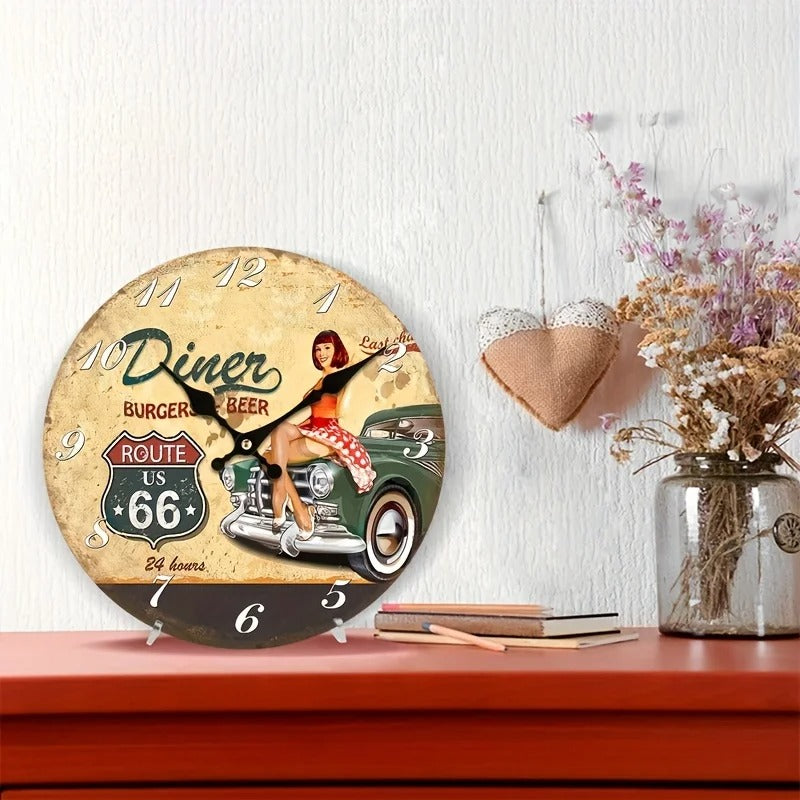 Vintage Wood Clock