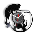 This Vinyl Clock combines practical timekeeping with characterful wall decor.