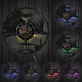 A Boxing LED Vinyl Record Clock that brings a distinctive finishing touch to a stylish interior.
