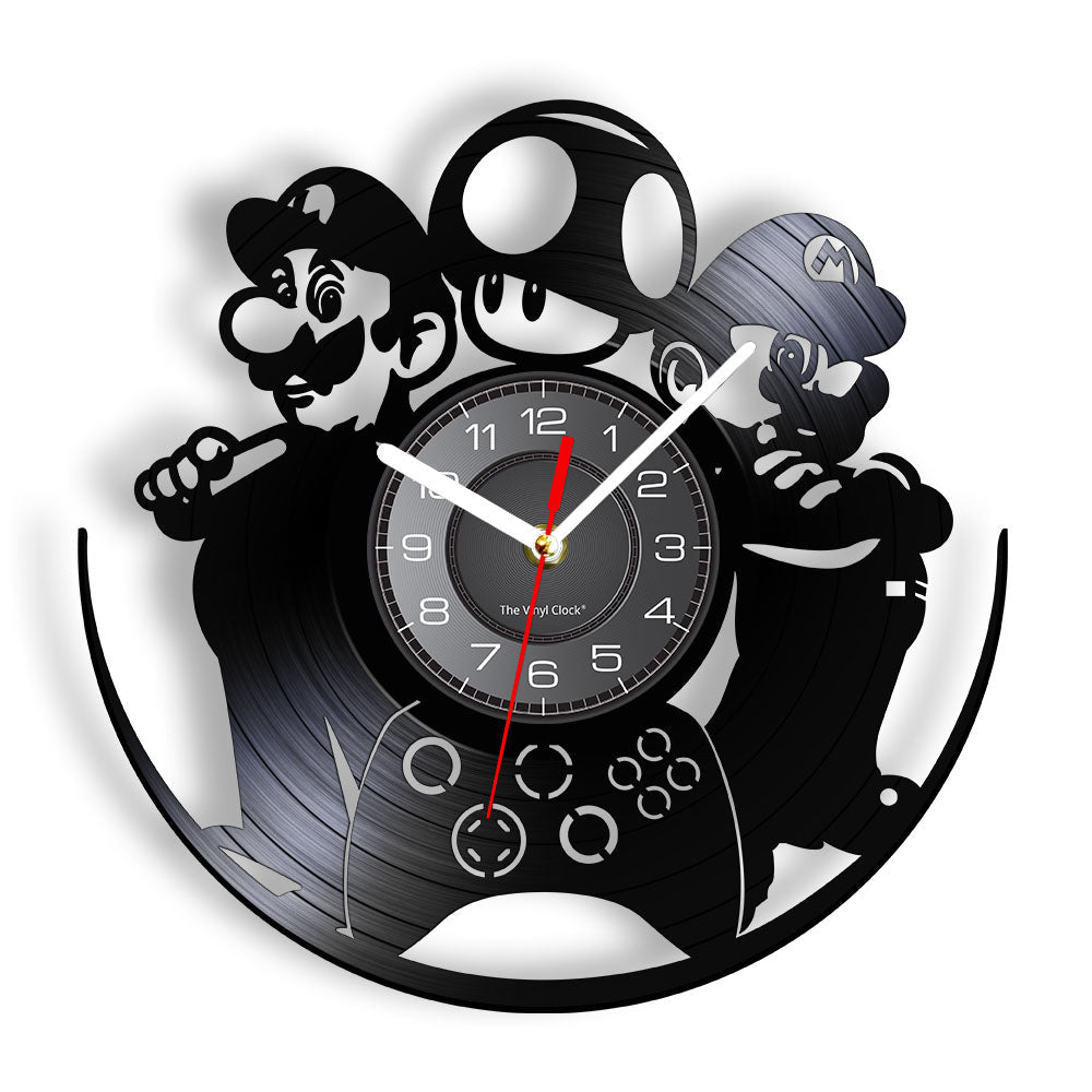 A detailed look at this Mario Vinyl Record Clock, where everyday timekeeping meets distinctive home style.