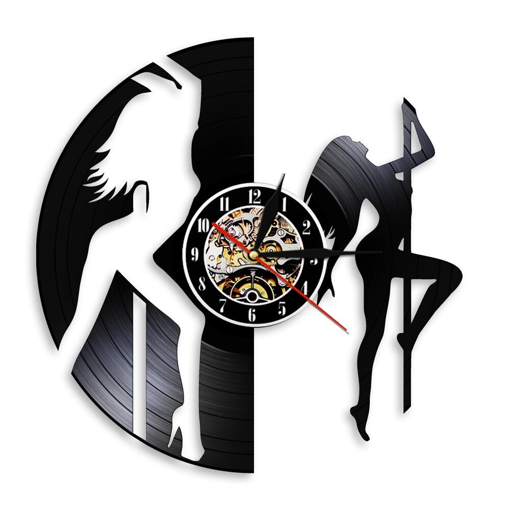 A detailed look at this Pole Dance Vinyl Record Clock, where everyday timekeeping meets distinctive home style.