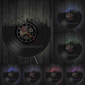 This San Francisco LED Vinyl Record Clock brings a polished clock design and decorative character to the wall.