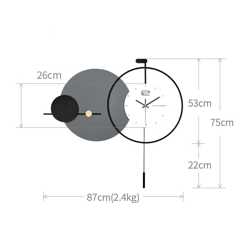 Designer Geometric Wall Clock