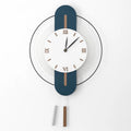 The Wood Nordic Wall Clock shown as a refined decorative accent for a modern living space.