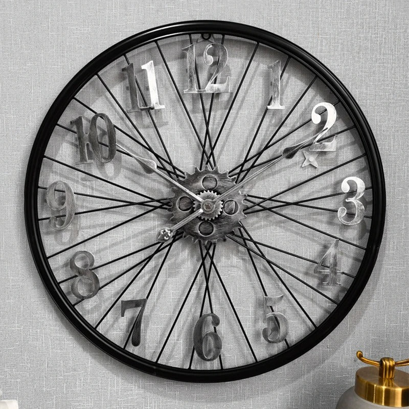 Industrial Clock Wall