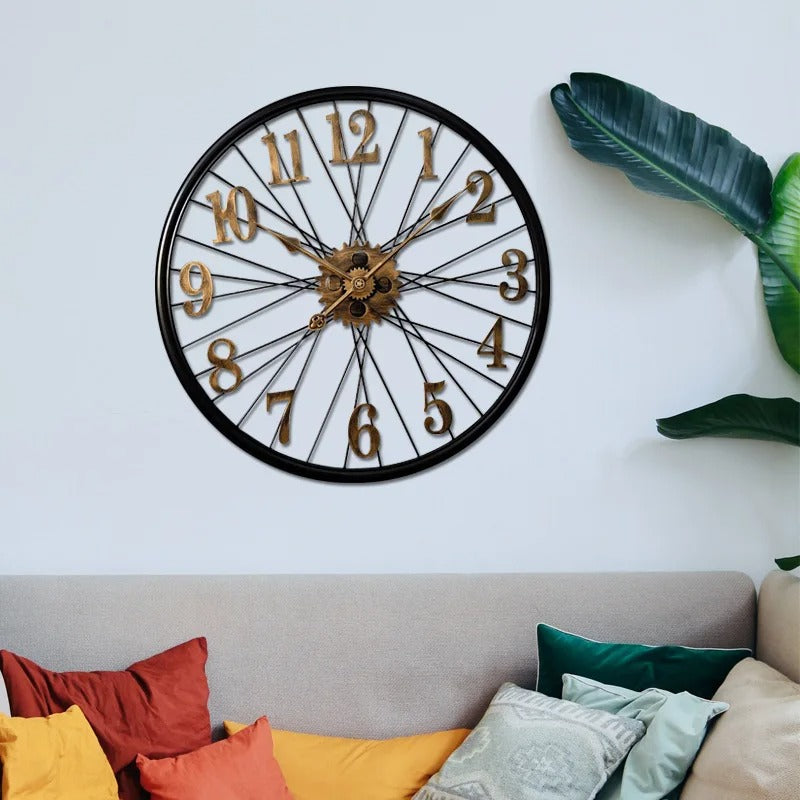 Industrial Clock Wall