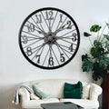 The Industrial Clock Wall, a statement clock that lends personality to a carefully styled interior.