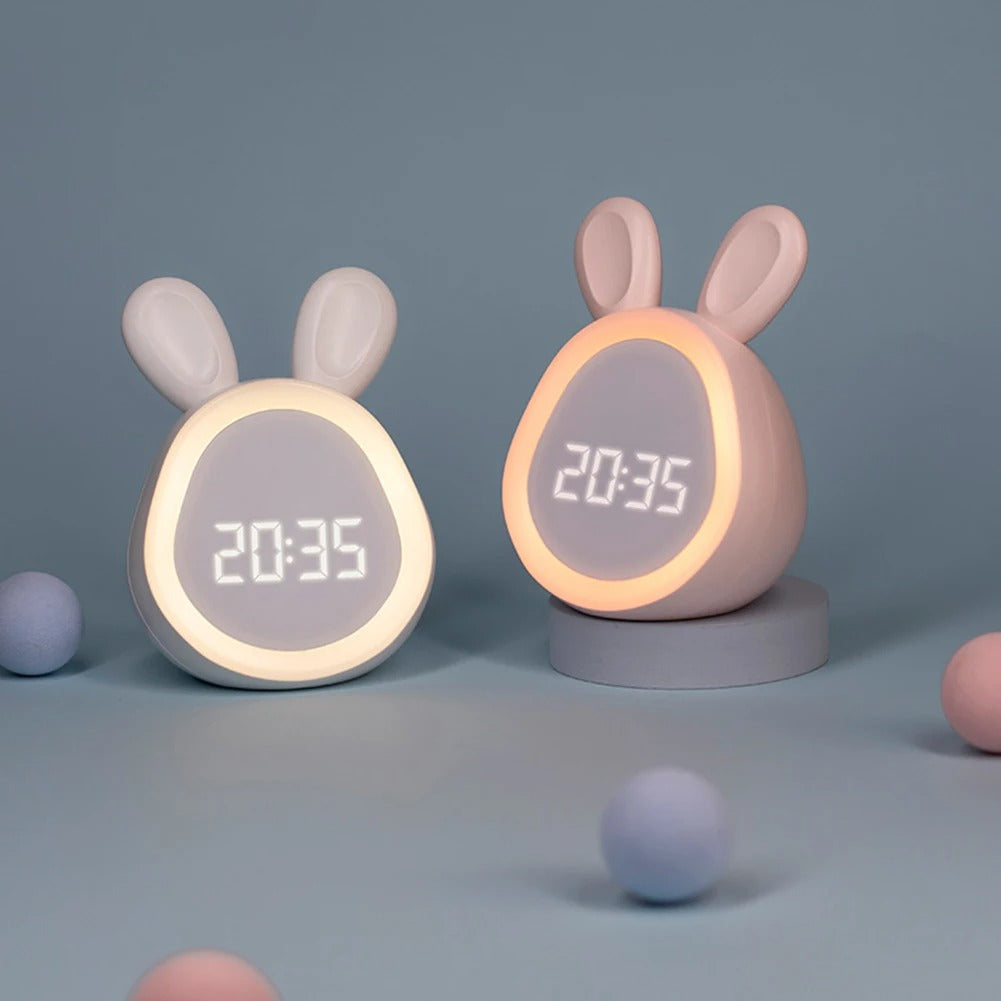 The Rabbit Alarm Clock, presented as a decorative timepiece for a thoughtfully designed home.