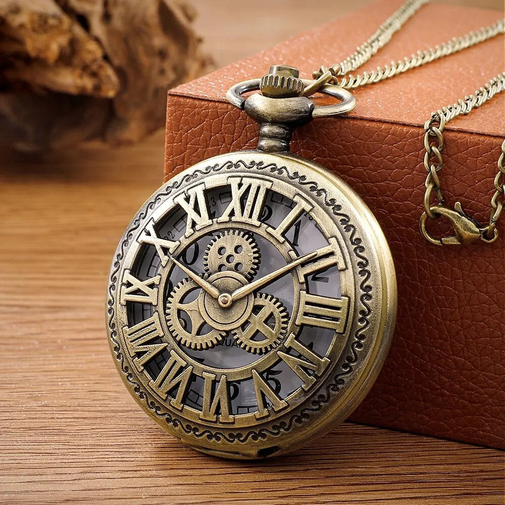 The Antique Pocket Watch shown as a refined decorative accent for a modern living space.