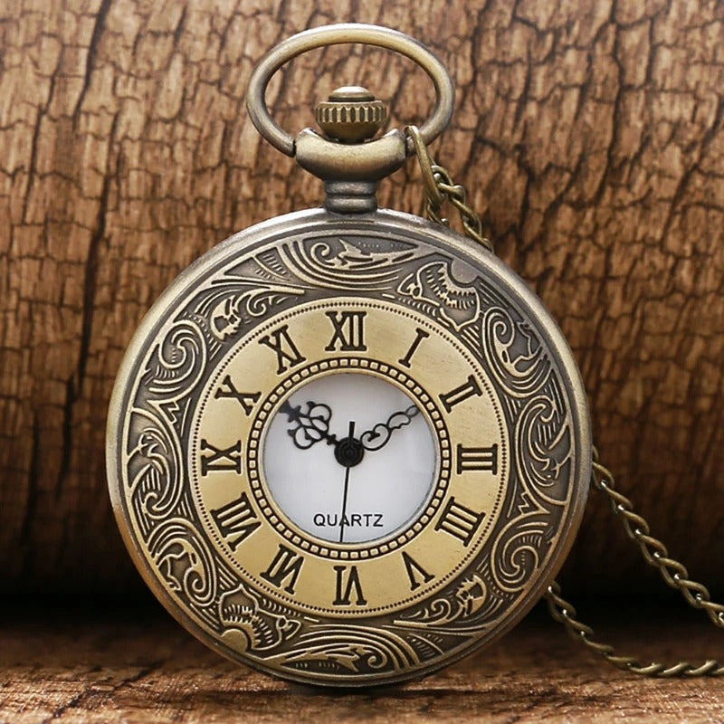 The Bronze Pocket Watch displayed as a functional yet eye-catching feature for the home.