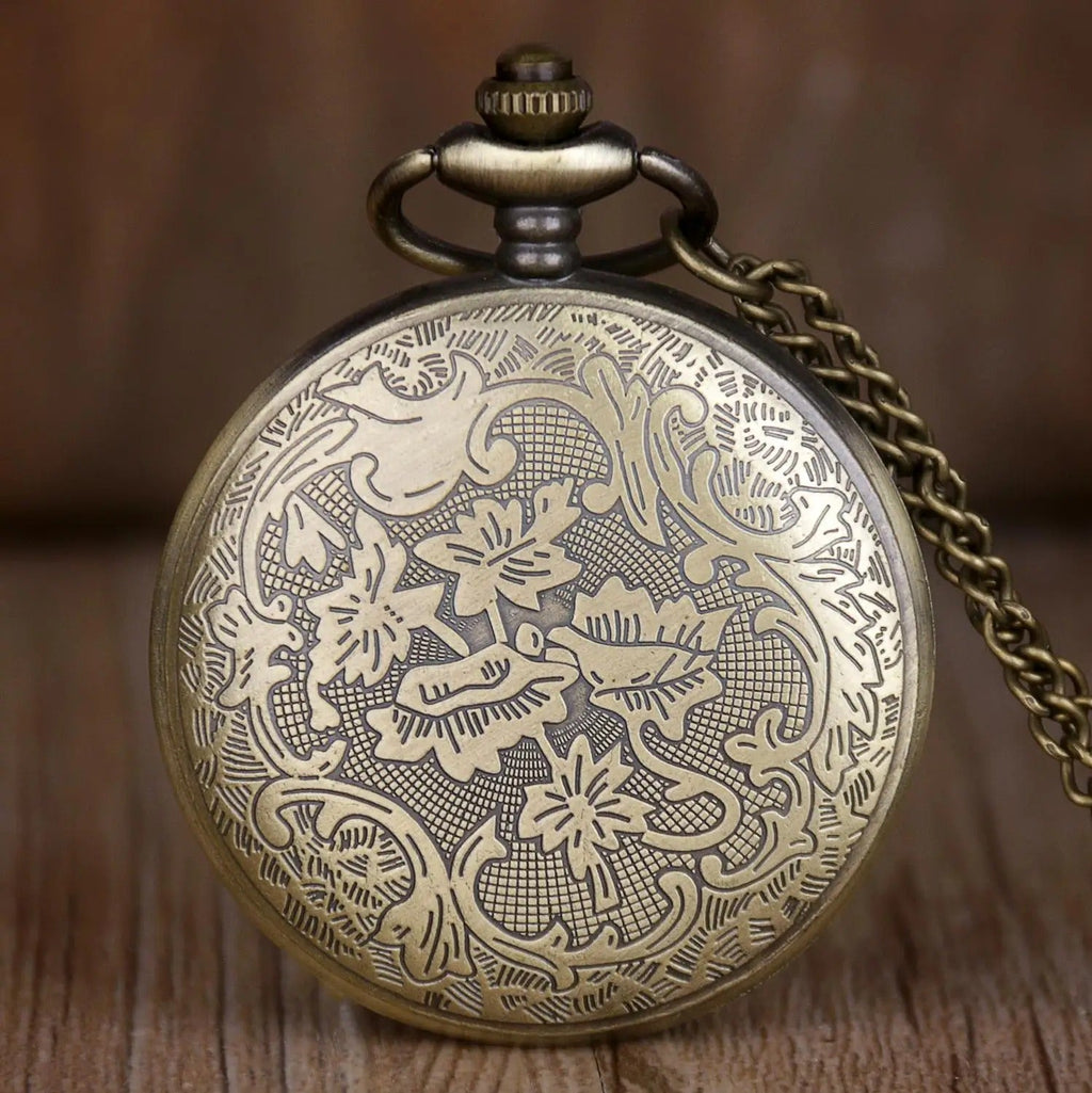 Designer Floral Pocket Watch