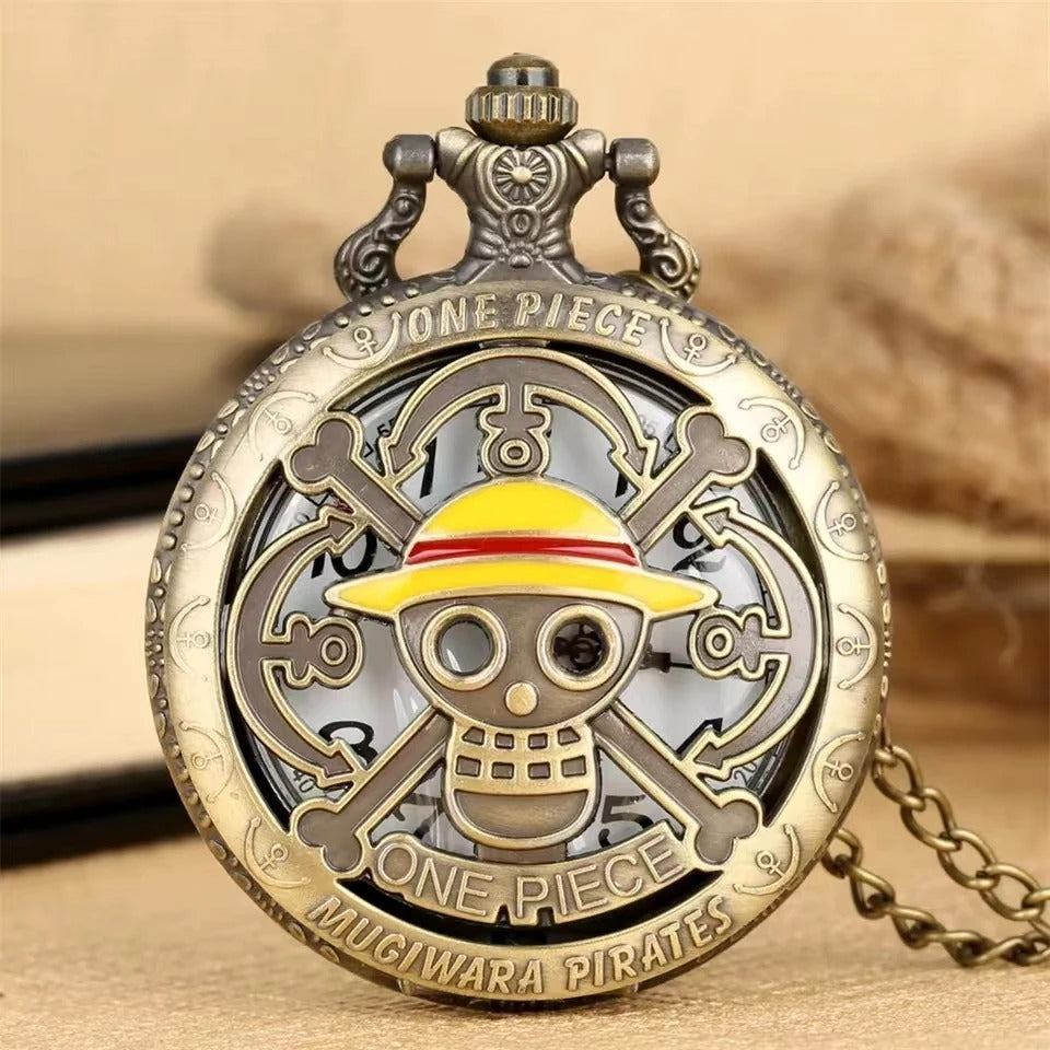 The One Piece Pocket Watch, presented as a decorative timepiece for a thoughtfully designed home.