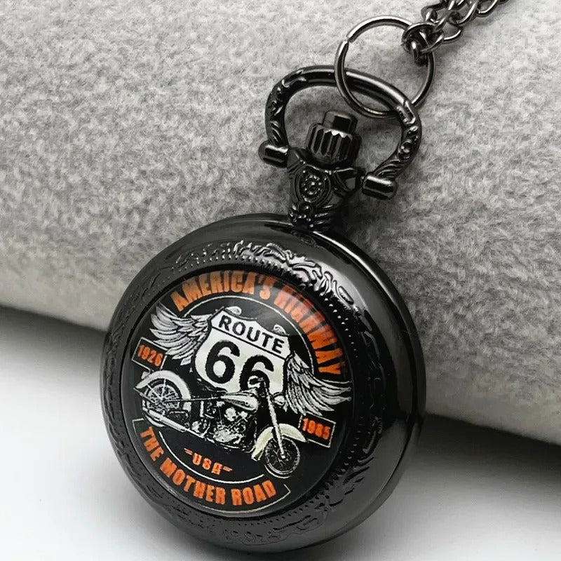 Route 66 Pocket Watch