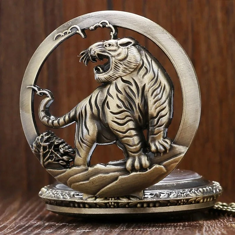 Tiger Pocket Watch