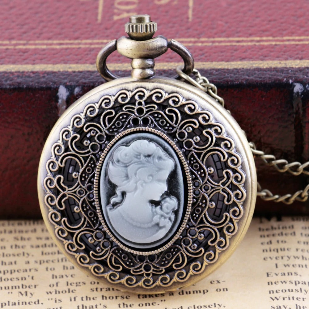 This Antique Women's Pocket Watch combines practical timekeeping with characterful wall decor.