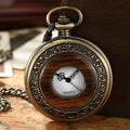 This Wood and Metal Pocket Watch brings a polished clock design and decorative character to the wall.