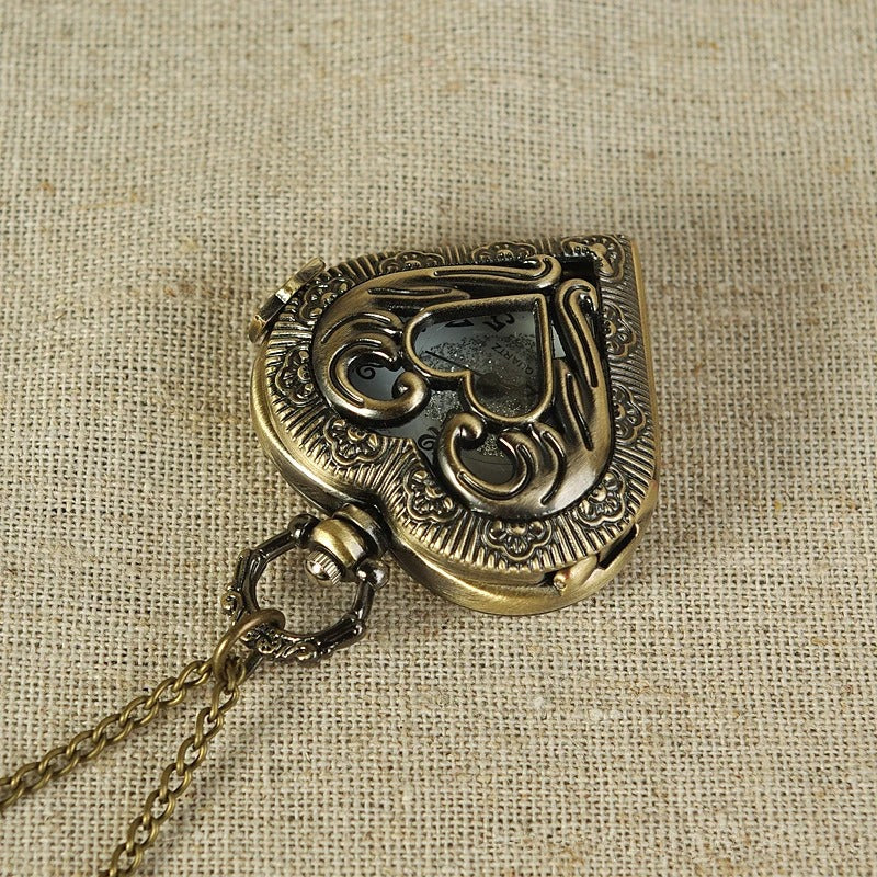 Forme of Heart Pocket Watch