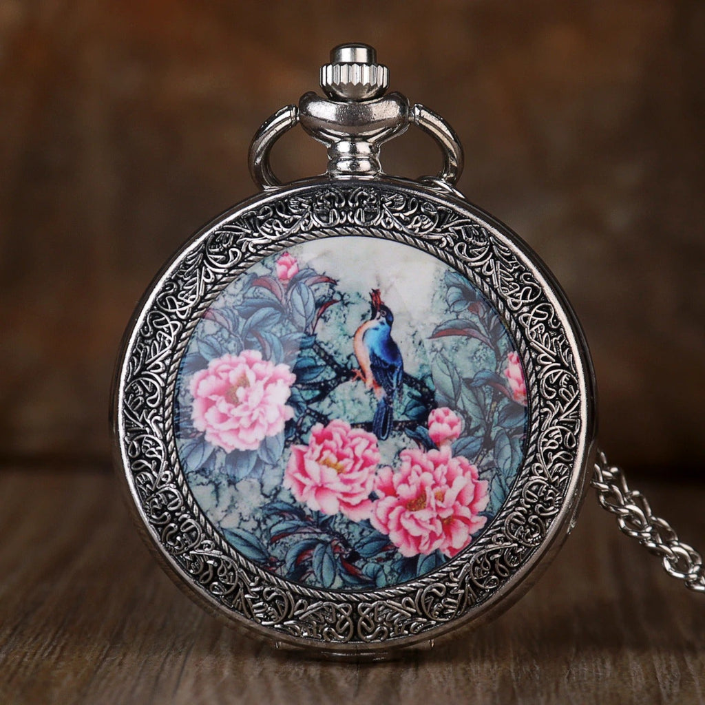 An elegant Women's Pocket Watch designed to give a room a memorable decorative detail.