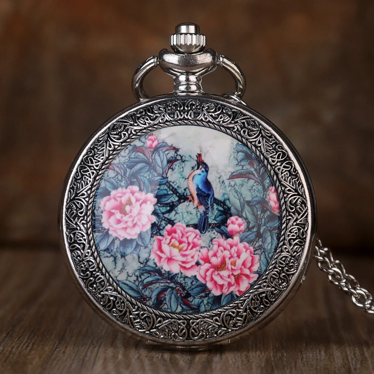 An elegant Women's Pocket Watch designed to give a room a memorable decorative detail.