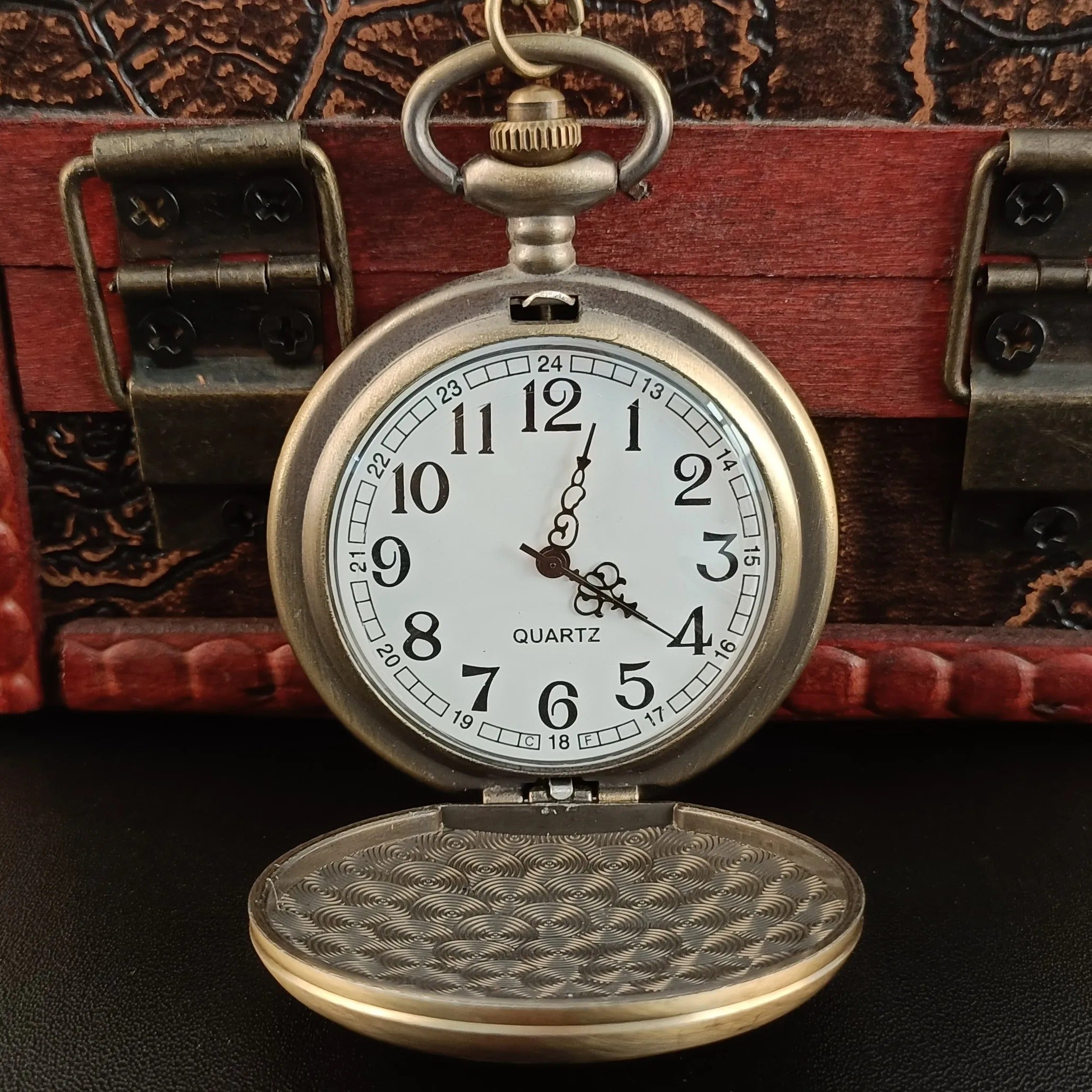 Flowers Vintage Pocket Watch