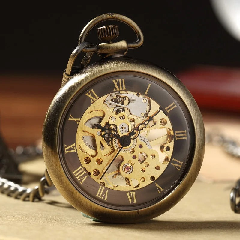 A Mechanical Pocket Watch that brings a distinctive finishing touch to a stylish interior.