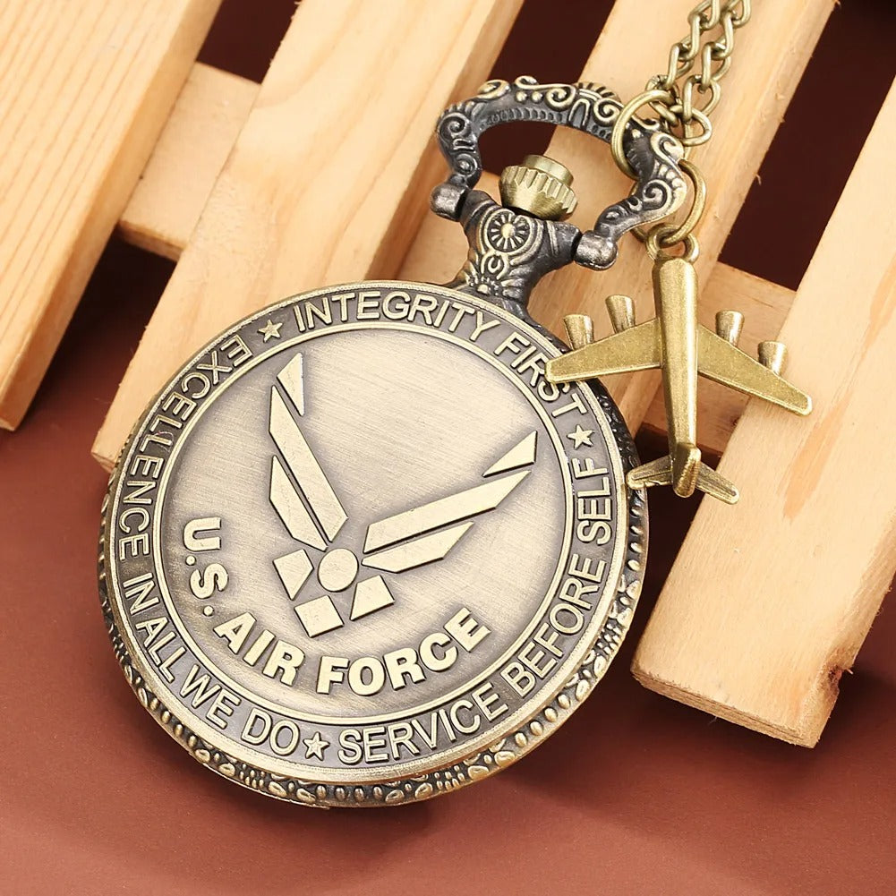 Military Style Retro Pocket Watch