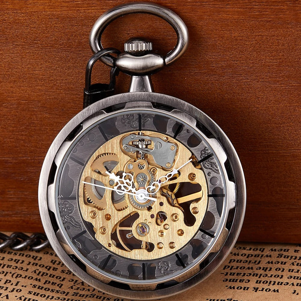 Skeleton Pocket Watch